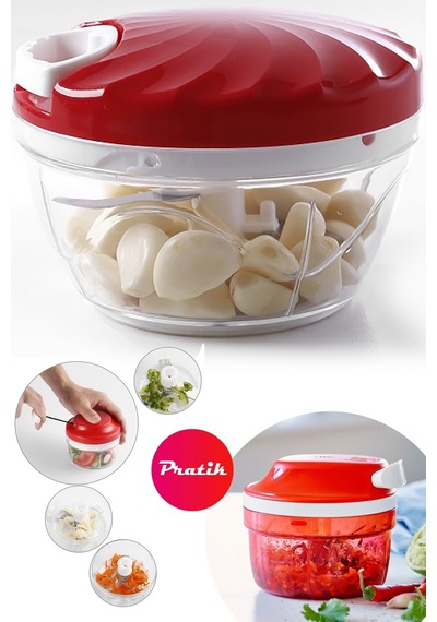 Mini Ipli El Rondosu Rende Sebze Doğrayıcı Blender Pembe
