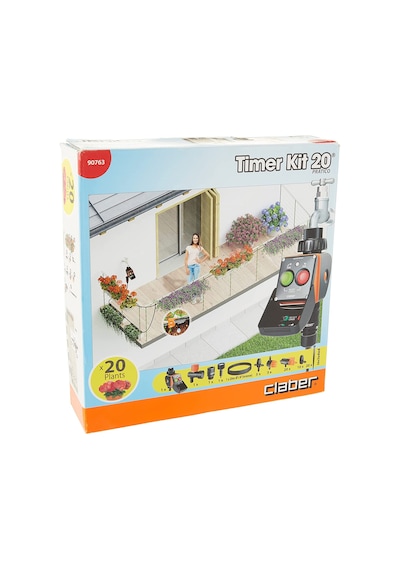 Claber 90763 Tımer Kıt 20 Practıco Damla Sulama Ve Zamanlayıcısı