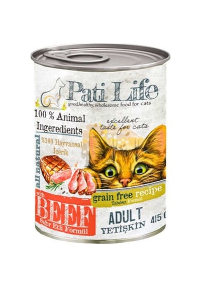 Pati Life Sokak Kedileri İçin Konserve Karma Paket 6 x 400 G