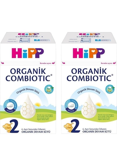 Hipp 2 Organik Combotic Bebek Sütü 600gr X2adet