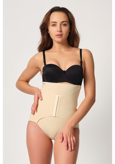 Ten Mı Emay 2932 Double Karın Agraf Destekli Slip Lazer Korse Ten