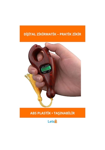 Abs Plastik Taşınabilir Dijital Zikirmatik Tesbih Çok Renkli