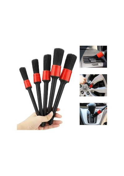 Drs Tuning Detail Dash Brush Detay Fırçası Seti 5 'li Kaliteli Detaylı Farklı Boyutlarda Fırça Seti
