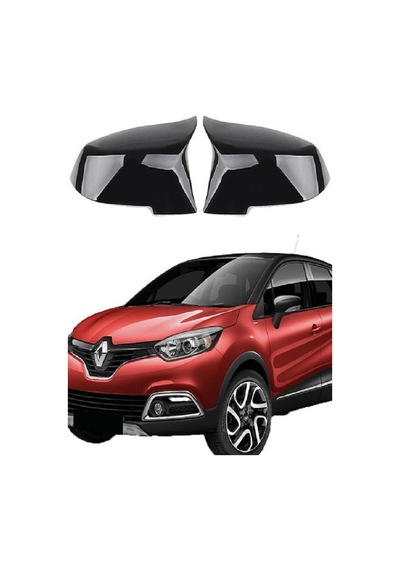 Renault Captur 13-19 Araca Özel Batman Yarasa Ayna Kapağı Pianobl