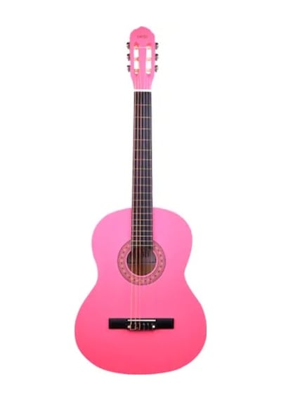 Eğitimlik Öğrenci için Klasik Gitar Tam Boy 4/4 Pembe