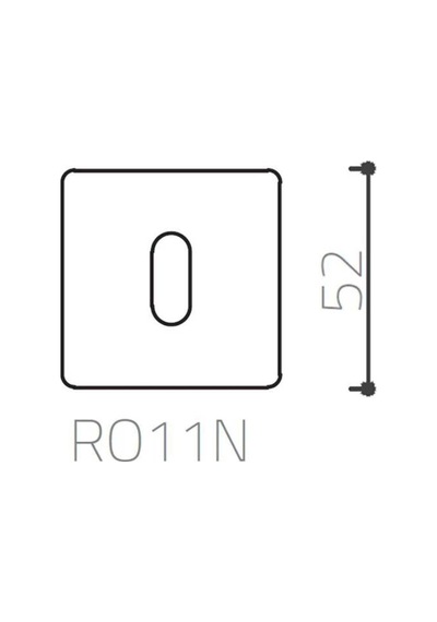 System Kare Oda Kapı Rozeti Gold Branch Renk Ro11n Gb