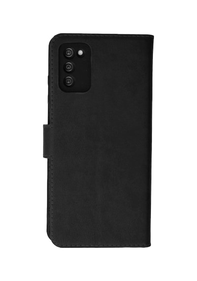 Samsung Galaxy A02s Trend S Plus Kapaklı Kılıf - Siyah Arka Kapak