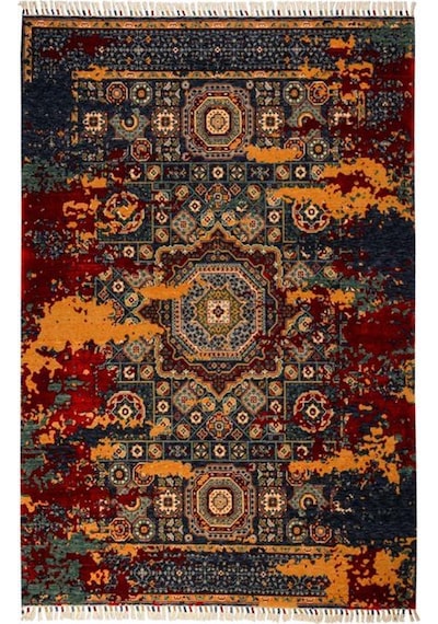 Çam Halı Sultani 824 Multi Yün Ve Bambu İle Özel Tezgahlarda Üretilen Otantik Desenli El Emeği Modern Uşak Halısı Multi Çam Halı Sultani 824 Multi Yün Ve Bambu İle Özel Tezgahlarda Üretilen Otantik Desenli El Emeği Modern Uşak Halısı Multi