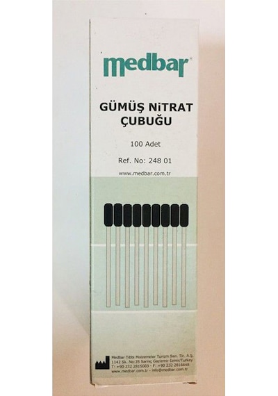 Medbar Gümüş Nitrat Çuıbuğu 100 Adet