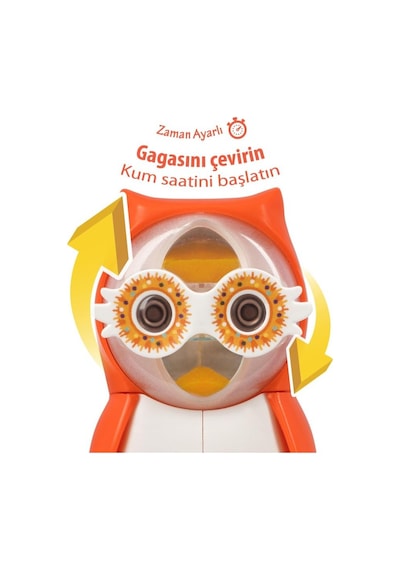 Rocs Baby 0 - 3 Yaş Soft Diş Fırçası + Flipper Baykuş Hijyenik Saklama Kabı Turuncu + Elma Püresi Macun 35 ML