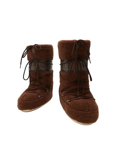 M004 Brown Bot Kar Kadın 80d1403080-m004 Moon Boot Icon Fleece Brown Kahverengi