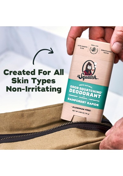 Dr Squatch Dr.squatch Rainforest Rapids Alüminyumsuz Stick Deodorant 75gr, 810095594670