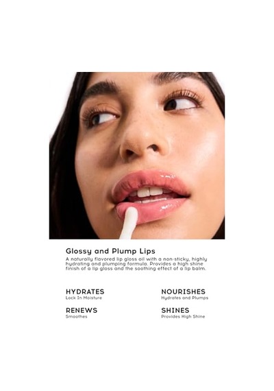 Cream Co. Dudak Parlatıcısı Nemlendirici Besleyici Lip Oil Gloss, Dudak Yağı, Vanilya Aromalı, E Vitamini
