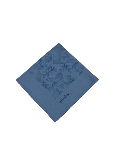 Harem Scarf Viskon Eşarp - Gold Derin - İndigo İndigo