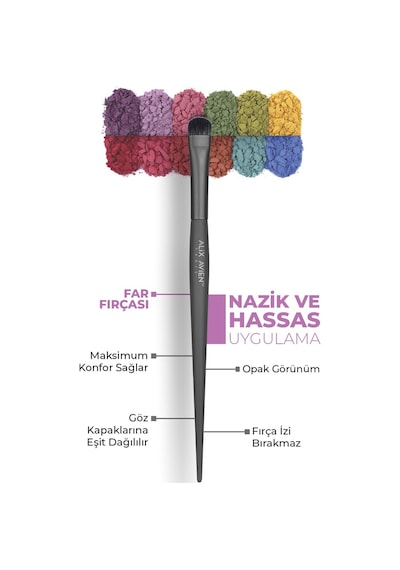 Alix Avien Gölgelendirme Far Fırçası Eyeshadow Brush