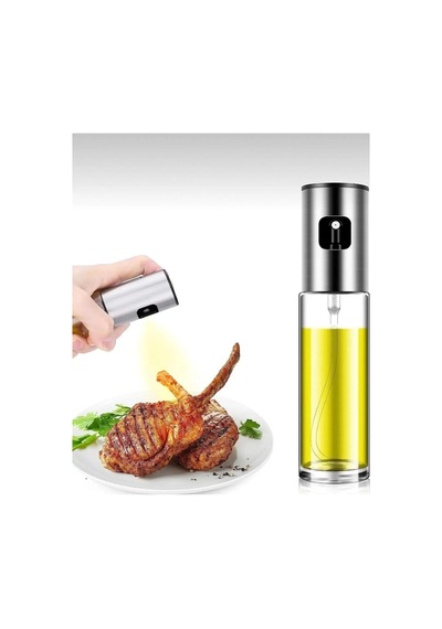Çok Amaçlı Spreyli Sızdırmaz Cam Şişe Yağdanlık/airfryer Sirke Yağ Püskürtücü Dağıtıcı Sprey 100ml Çok Renkli