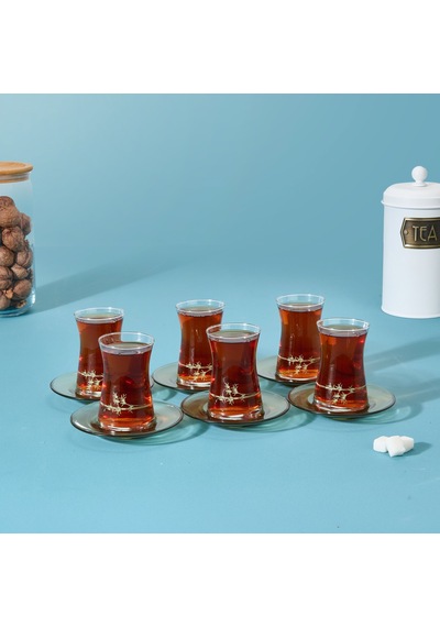 Kitchen Blad 12 Parça Çay Seti - Renkli - 130 Ml