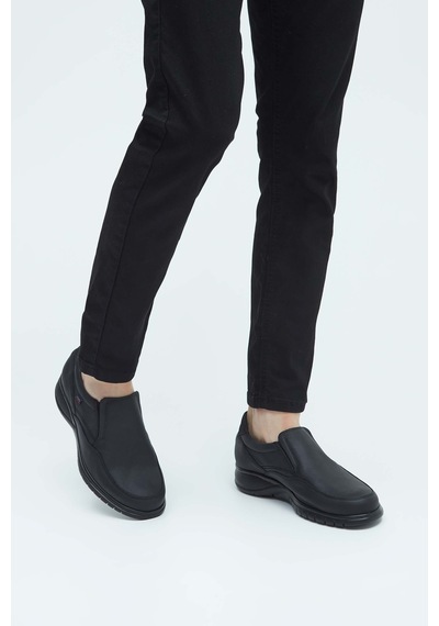 Callaghan Erkek Hakiki Deri Siyah Casual Ayakkabı 618 12701 Erk Ayk Y23 Negro Siyah