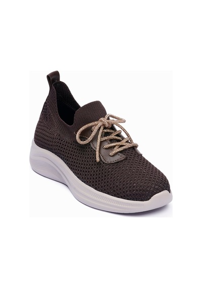 Kadın Triko Sneaker Sim Detaylı Hafif Konfor Taban Taş Bağcıklı Günlük Spor Ayakkabı Melia Kahverengi Kahverengi Kadın Triko Sneaker Sim Detaylı Hafif Konfor Taban Taş Bağcıklı Günlük Spor Ayakkabı Melia Kahverengi Kahverengi