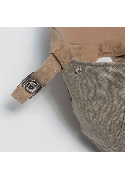 Unisex Klasik Gözlük Şapkası Siyah & Haki Retro Flat Cap Mevsimlik Kullanım Kahverengi