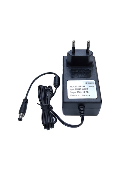 20v 1a Ac-dc Adaptör 5.5mm 2.5mm Standart Uç Girişli Adaptör
