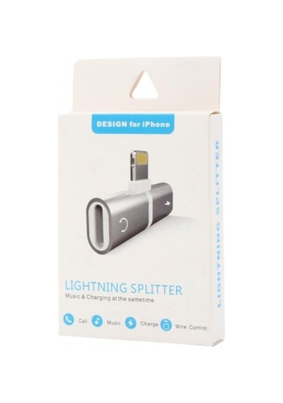 Pm-18316 İphone Lightning Şarj Kulaklık Çevirici Adaptör Jack Beyaz - Çok Renkli