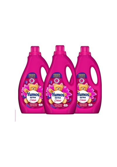 Extra Konsantre Çamaşır Yumuşatıcısı Orkide 105 Yıkama 2520ml X3 Diğer