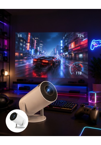 Kablosuz Projeksiyon Cihazı 160 Ansı Lümen Full Hd