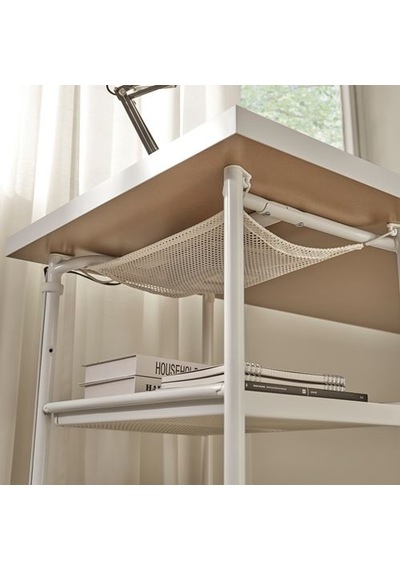 Ikea Spänd Saklama Bölmeli Masa Ayağı, Beyaz