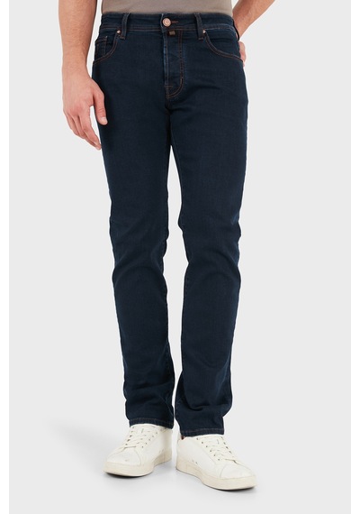 Jacob Cohen Pamuklu Slim Fit Normal Bel Dar Paça Jeans Erkek Kot Pantolon Jum Qe004 S3624 030 R2 100d Lacivert
