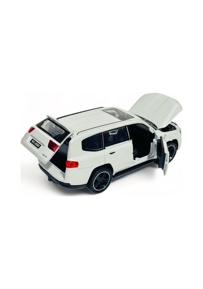 Toyota Land Cruıser Diecast Metal Model Kapı Kaput Bagaj Açılır 1:32 Sabit Seçenek 1 Değeri