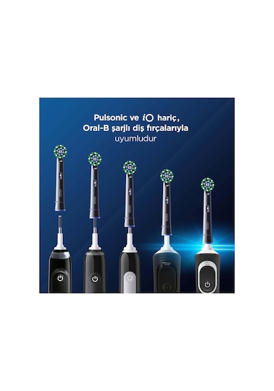 Oral-b Cross Action X-filament Siyah Diş Fırçası Yedek Başlığı 2 Adet