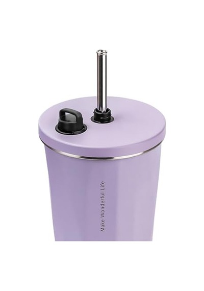 Crush Tumbler Vakumlu Paslanmaz Çelik Termos 600 Ml Beyaz Genel