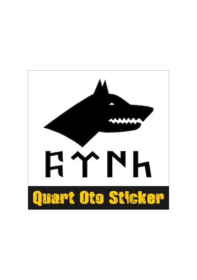 Kurt Ve Türk Sticker, Oto Araç Sticker