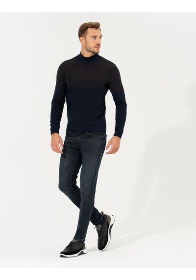 Pierre Cardin Erkek Lacivert Triko Kazak 50258671-vr033 Lacivert