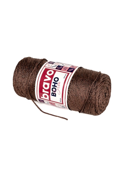 Boho Simli Polyester Makrome İplik 200 Gr 270 Metre Renk Kodu: 205