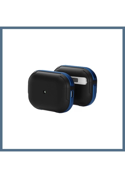 Buradabulabilirsin Movenchy Apple Uyumlu AirPods 3 3.nesil Mo-a8 Armor Kılıf - Lacivert Bbz