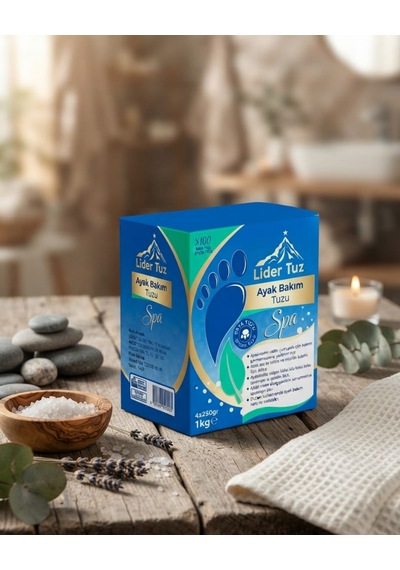 Ayak Bakım Tuzu Spa 1 Kg 4x250 Gr %100 Doğal Mineralli Kaya Tuzu Ve Epsom Tuzu