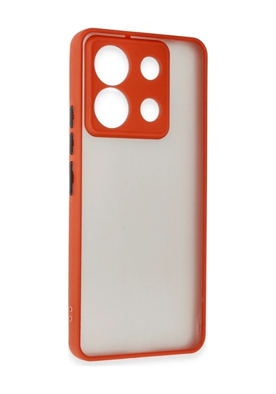 Xiaomi Redmi Note 13 Pro 5g Kılıf Montreal Silikon Kapak - Kırmızı 0.2M-Çok Renkli