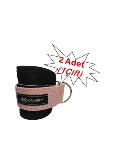 Ankle Straps Fitness Ayak Bileği Ağırlık Çalışma Kemeri Cable Kickback Bilek Aparatı Sağ/sol Takım Pembe Renk Açık Kırmızı