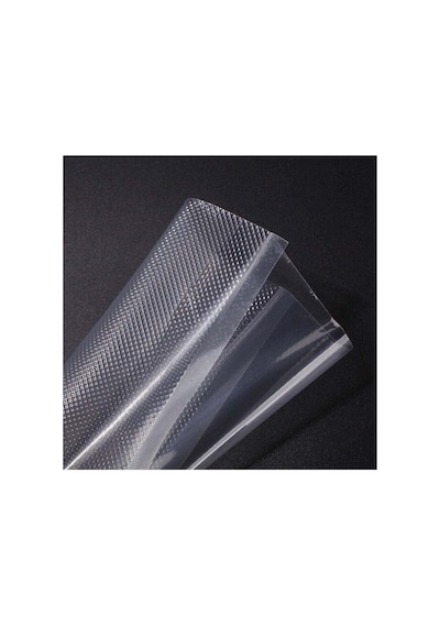Vı'orıo 100 Adet Tırtıklı Vakum Makinesi Poşeti Torbası Seçenekli 20x30cm