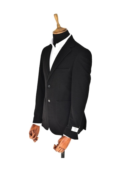 Erkek Tek Spor Ceket Çift Yırtmaçlı Gofre Bgl-st03587 001