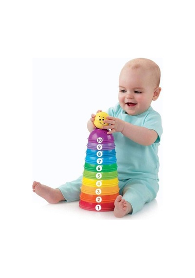 Fisher-price Numaralı Kaplar Fisher-price Numaralı Kaplar, İç İçe Geçebilir 10 Renkli Kap, 5 Adet Topa Dönüşür W4472 W4472