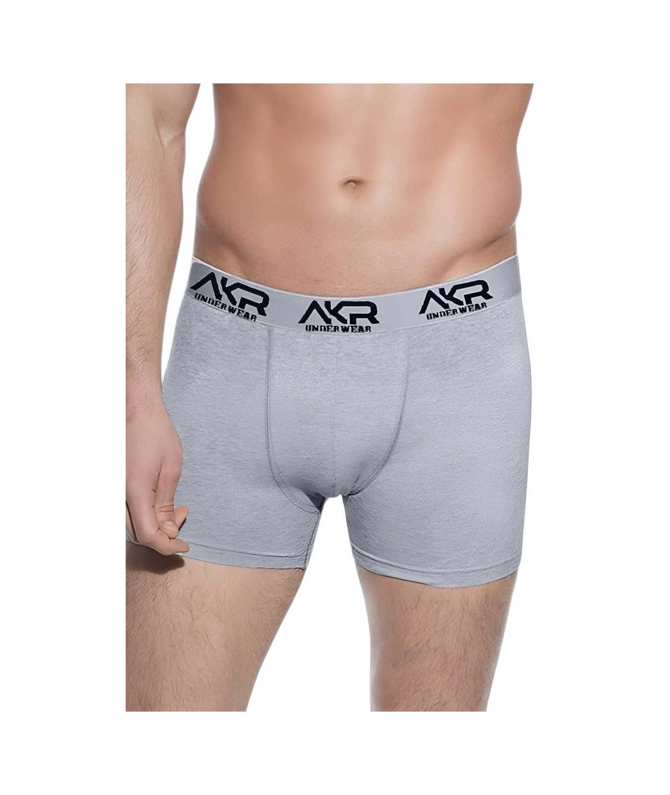 Tezzgelsin Erkek Likralı 10'lu Boxer Gri