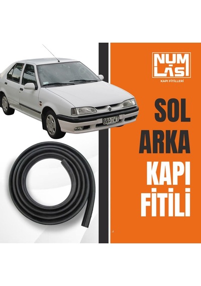 Renault Reno-19 Sedan 1992-1997 Sol Arka Kapı Fitili-a Kalite-numlas-nm7036
