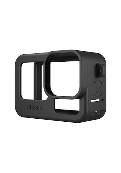 Telesin Gopro Hero13 Uyumlu Silikon Kılıf Hero12/11/10/9 Uyumlu + Silikon Lens Koruyucu + Kordon İp