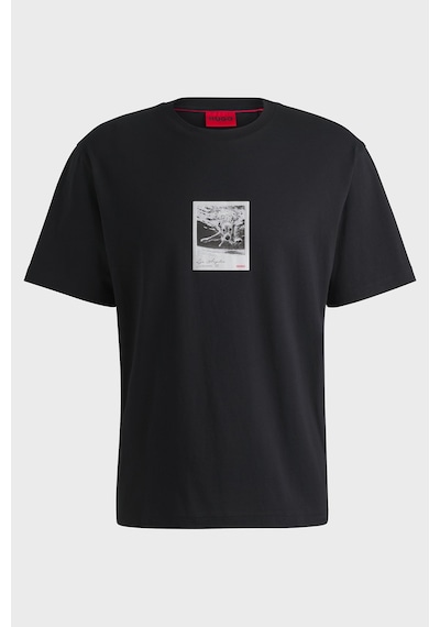 Hugo Erkek T Shirt 50537535 001 Siyah Siyah