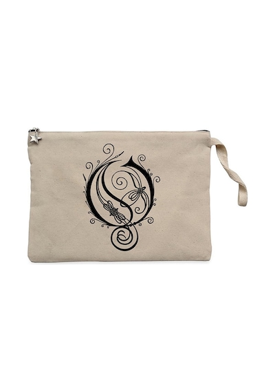 Opeth Type Krem Clutch Astarlı Cüzdan / El Çantası Krem