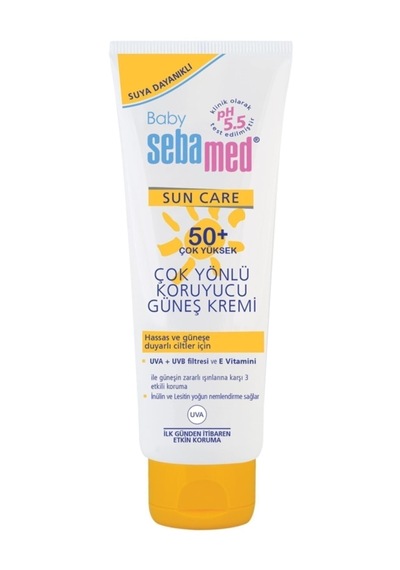 Baby Sun Care Suya Dayanıklı Spf 50+ Çok Yönlü Koruyucu Bebek Güneş Kremi 75 Ml