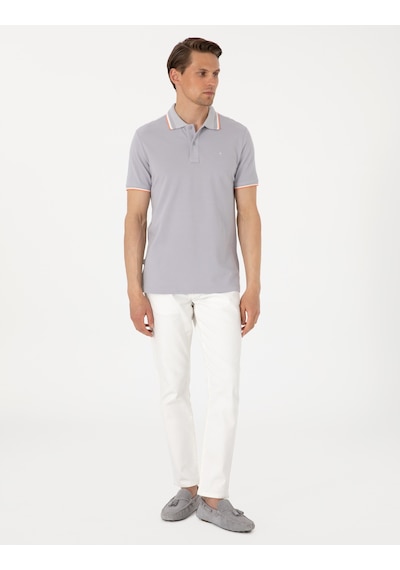 Pierre Cardin Erkek Açık Gri Tişört 50310203-vr001 Açik Gri
